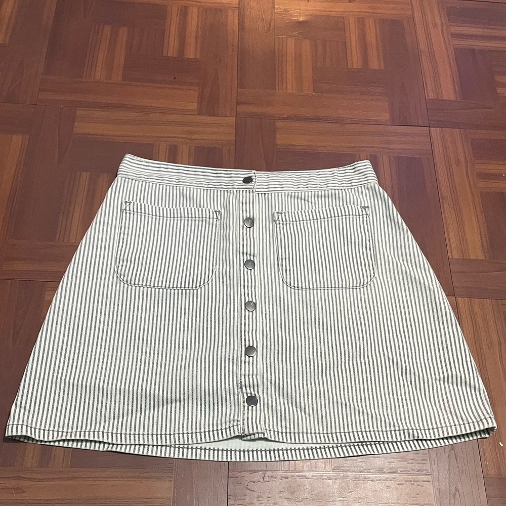 Kimchi blue stripe mini skirt size 6
